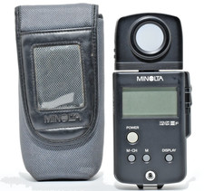 Minolta Color Meter IIIF Digital Light Meter S/N 71811134 w/Case NEAR MINT 