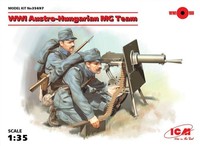 Wwi Austro-Hungarian Mg Team / 1:35 - Icm