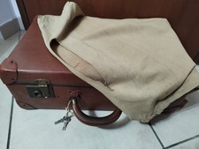 WW2 Valigia italiana con copertura tela Coloniale completa di chiavi