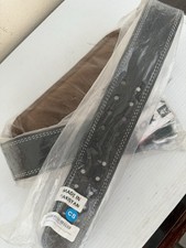 Weight Lifting Belt by RDX Leather Gym Belt Training Belt Buckle New In Plastic