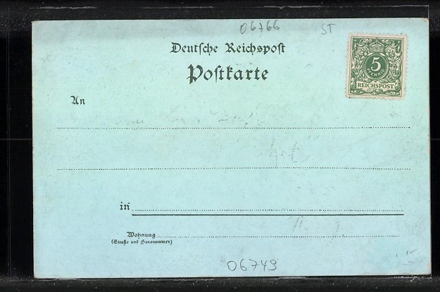 Mondschein-Lithographie Bitterfeld, Restaurant Illig, Rathaus, Wasser-Turm  - Bild 2 von 2