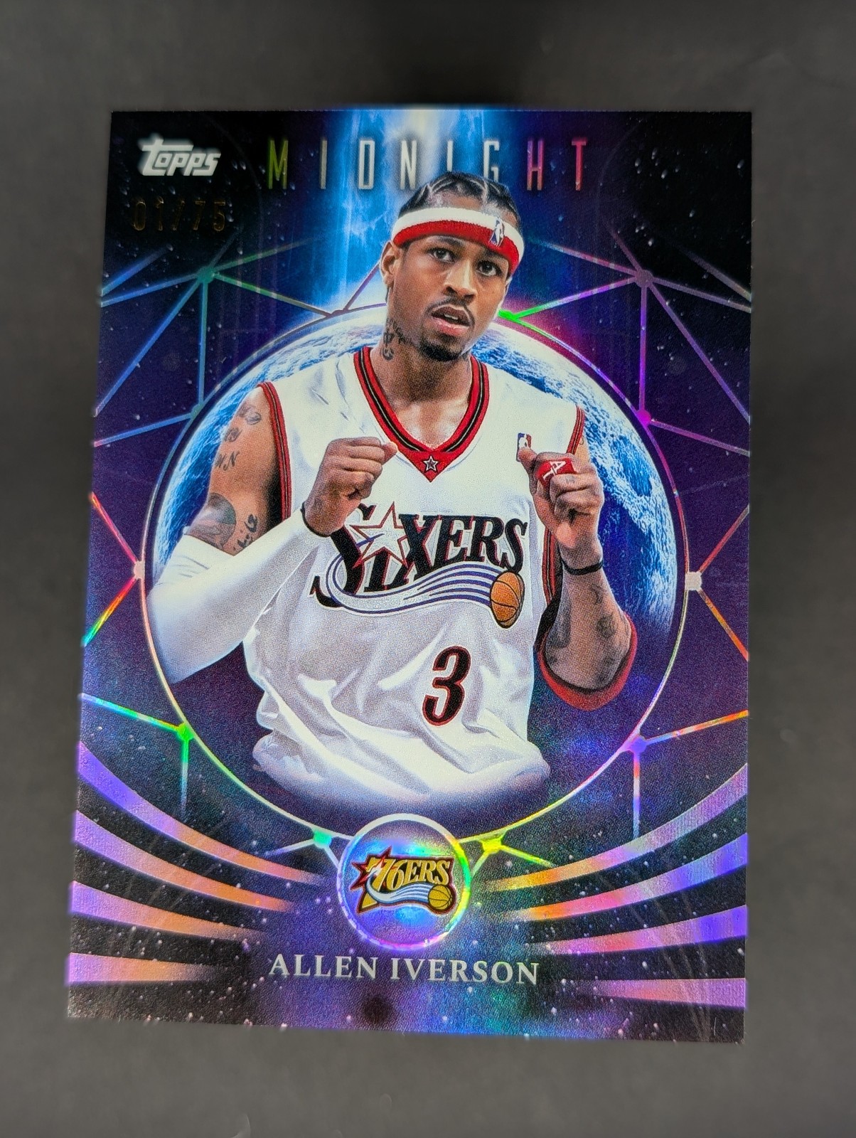 2025-26 Topps Midnight - Moonfall Allen Iverson #MF-19 /75