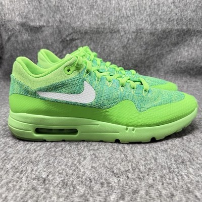Nike Air Max 1 Ultra Flyknit Voltage Green Men's Size 11 VNDS 843384-301 *Rare*