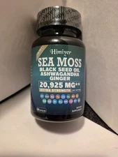 Sea Moss. Black Seed Oil. Ashwagandha. Ginger And 12 More.16in1