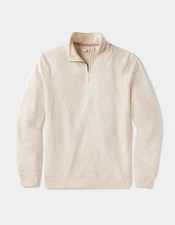 Normal Brand Puremeso Weekend Quarter Zip Fossil Size Large $99 MSRP