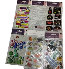 Sticko Dimensional Scrapbook Stickers EK Success 6 Pack