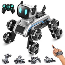 Interactive Robot Dog RC Stunt Car, Gesture Sensing  2.4Ghz Remote Control C...