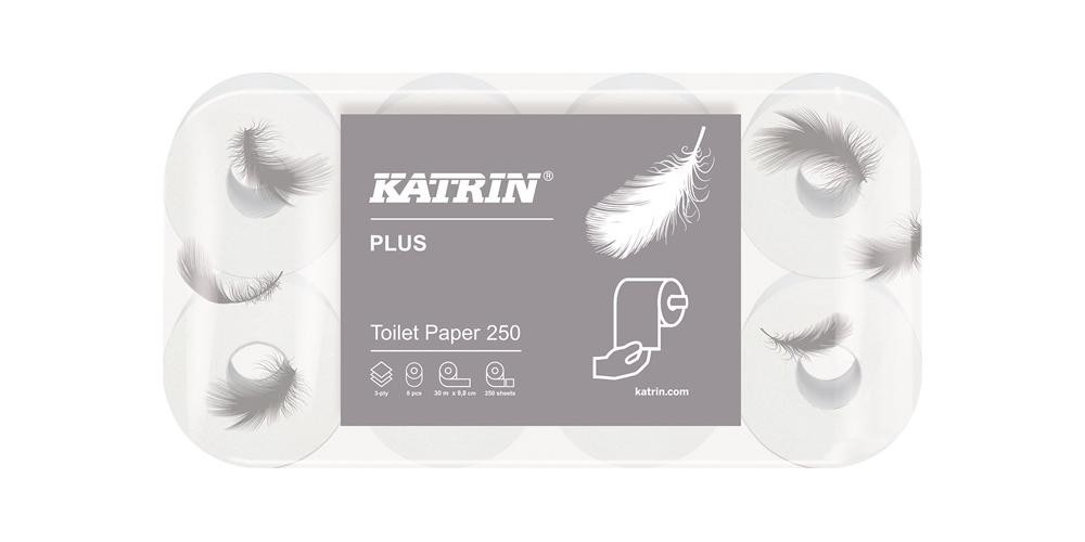 Туалетная бумага KATRIN 250 Long 3-lagig 10390₽