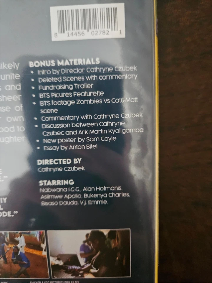 Once Upon A Time in Uganda blu ray w/ slipcover NEW SEALED Yellow Veil Vinegar - Image 3 of 3