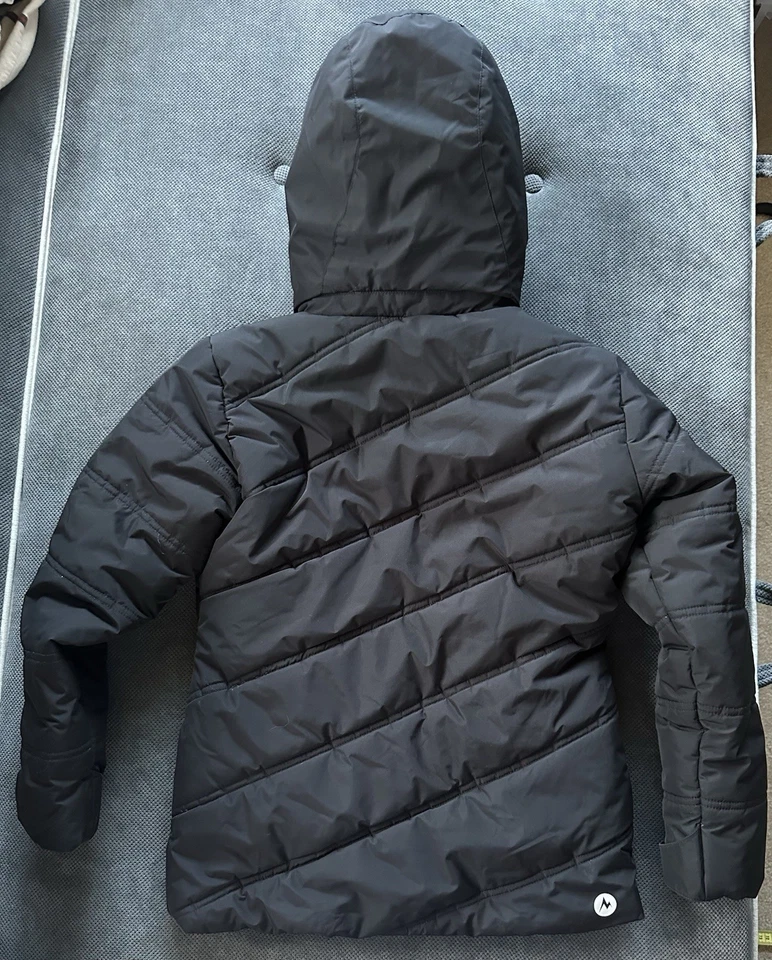 MARMOT GIRLS VAL D'SERE INSULATED BLACK JACKET MEDIUM - Image 2 of 4
