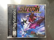 Streak Hoverboard Racing Sony PlayStation 1 Video Game With Case Booklet Used