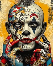 Relaxing Paint by Number Kit for Adults DIY Canvas Oil Painting Wall Decor