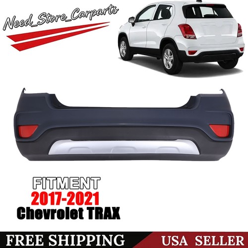 Rear Complete Bumper Cover Kit W/ Red Reflector Fit for 2017-2021 Chevy Trax