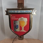 Vtg Old Style Beer Motion Light Sign House of Heileman Rotating Shield WORKING
