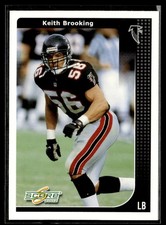2002 Score Keith Brooking Atlanta Falcons #14