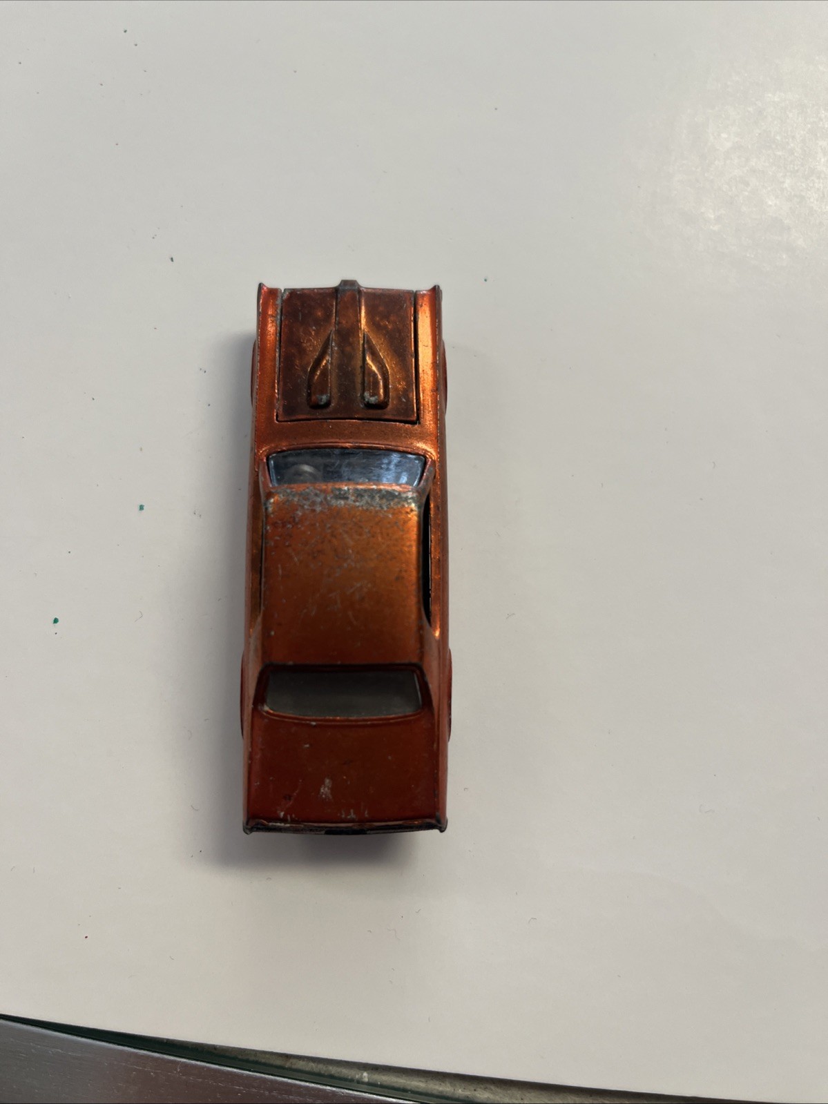 Hot Wheels 1968 Redline Early Orange Custom Cougar Vintage Car MISSING WHEELS thumbnail 2