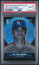 2025 Bowman Chrome Rookie Jac Caglianone Ascensions Case Hit Ssp Royals  