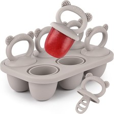 Baby Popsicle Molds, Breastmilk Popsicle Molds for Teething Relief with Sticks