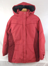 Columbia Women's Insulated Waterproof Snow Jacket Size M Two Tone Rose Maroon