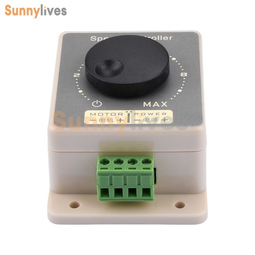 1-10PC 10-60V 20A Pulse Width Modulator PWM DC Motor Speed Controller Waterproof - Picture 15 of 18