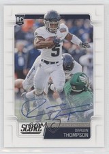 2019 Score Rookies Signatures Darwin Thompson #392 Auto 2b7