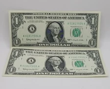 1963 $1 Bill Federal Reserve Notes #20673