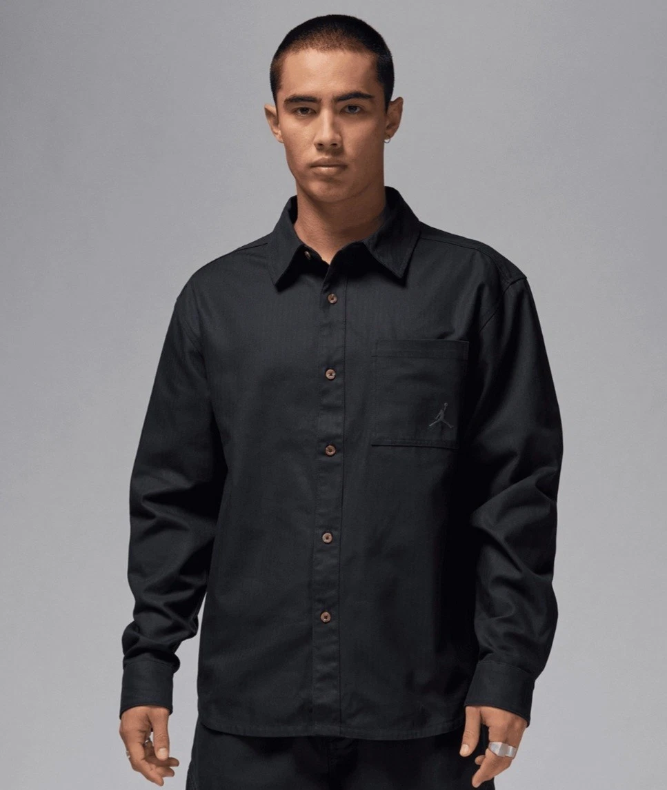 Jordan Solid Regular Size Button-Up Casual Button-Down Shirts for