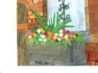 Original watercolor "Charleston Window" scene by Nancy Palmie,  11 x 14, matted — photo 8