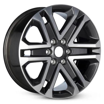 Llanta genuina OEM para Ford F150 2021-2023 llanta de aleación de carbón mecanizada de 20 pulgadas Foto 2 de 4