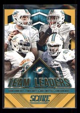 2015 Score Cameron Wake Lamar Miller Ryan Tannehill Mike Wallace #3 Leaders Gold