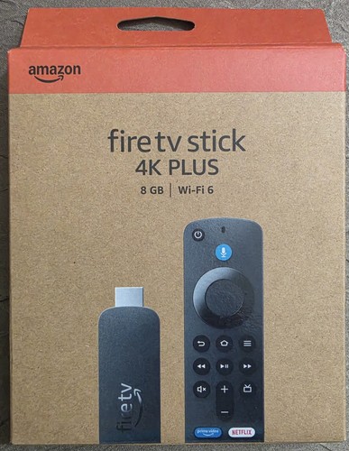 AMAZON FIRE TV STICK - 4K PLUS - 8 GB WI-FI 6 - ALEXA VOICE REMOTE - BRAND NEW