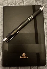 New Emirates Airlines First Class Notebook Journal Diary Book  Plus Emirates Pen