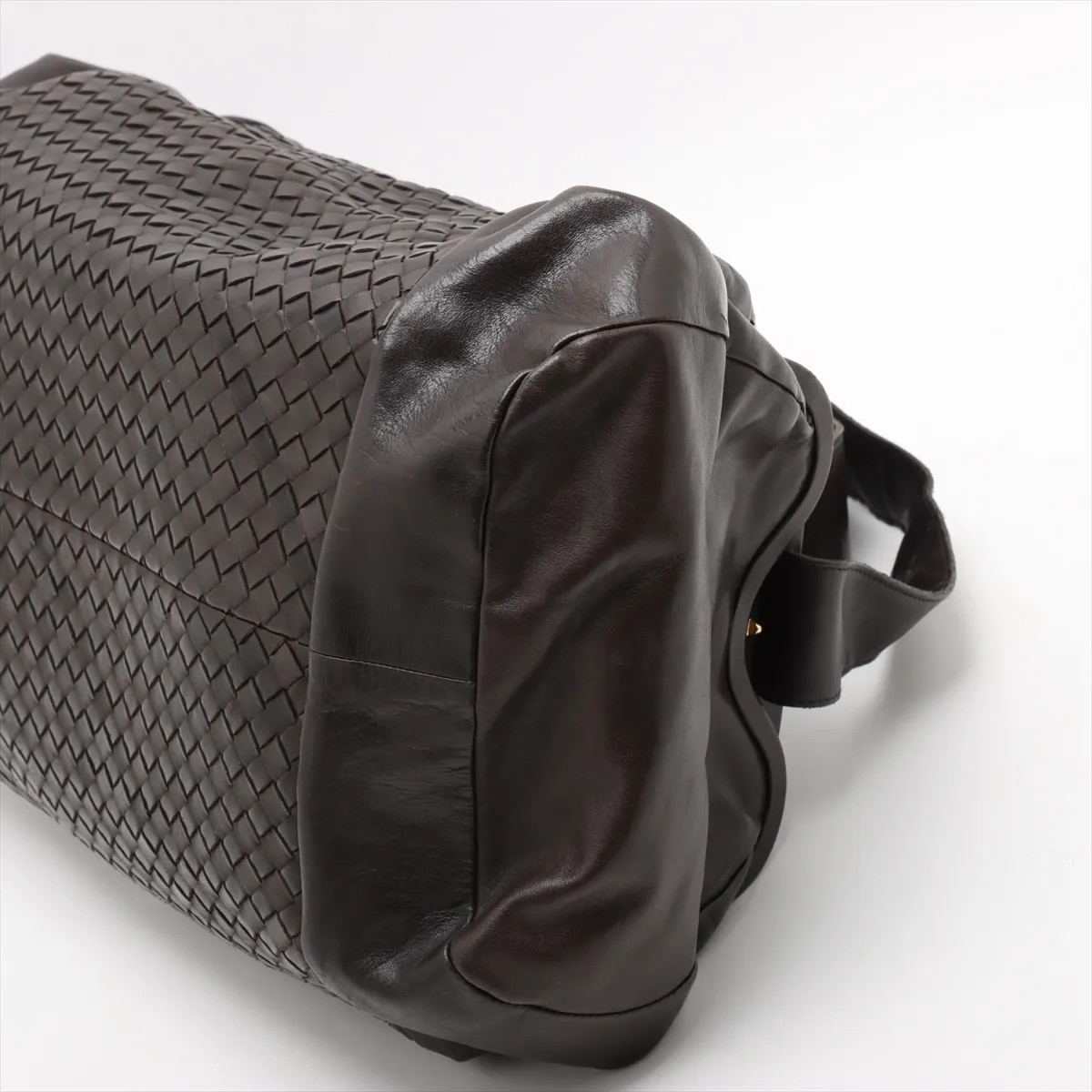 Bottega Veneta Intrecciato Leather Boston bag Black thumbnail 3