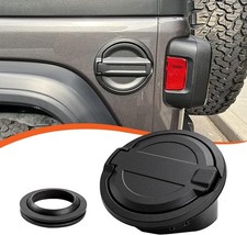 Gas Tank Cap Cover Door Fuel Filler Cover For 2018-2025 Jeep Wrangler Jl