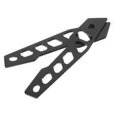 1 Pair Motorcycle Windshield Mounting Bracket Black, Windscreen Riser Kit with