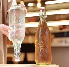 2 Pack 32oz Swing Top Glass Bottles for Brewing – Airtight Mason Jars