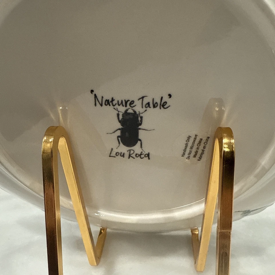 NUEVO PLATO LATERAL ANTHROPOLOGIE COLIBRÍ AMOR POSTRE COLECCIÓN ARTISTA LOU ROTA Foto 4 de 4