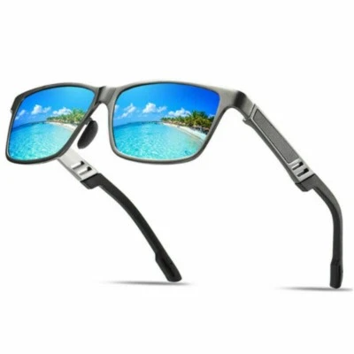 MARKENLOS Aluminium Magnesium Herren Sonnenbrille Polarisiert UV400 HD Sport Fahren Brille