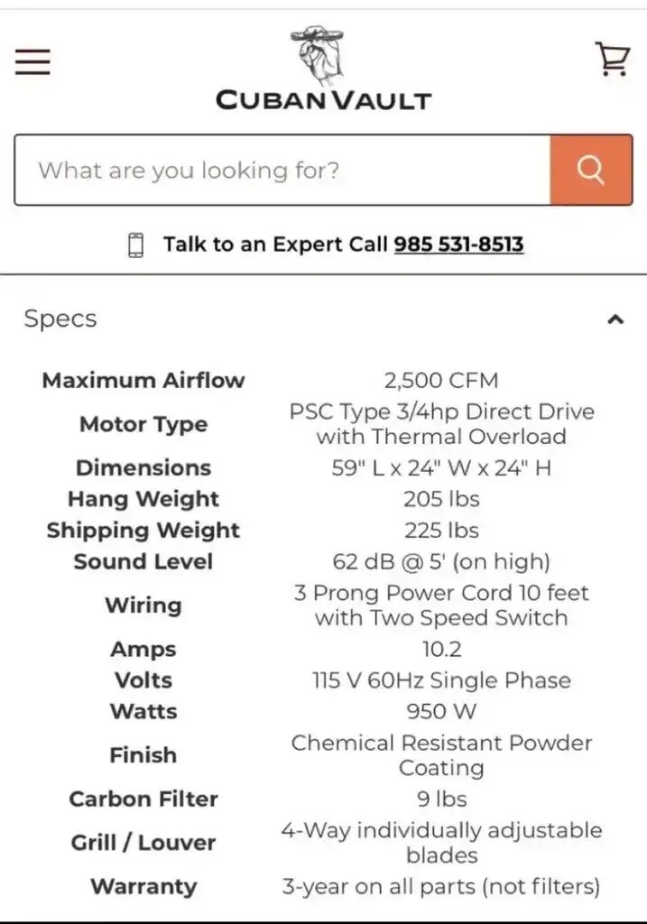 Blue OX 2500 High Performance Air Cleaner With silencer air purifiers