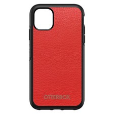 OtterBox Symmetry for Apple iPhone Pick Model - Red Leather Texture