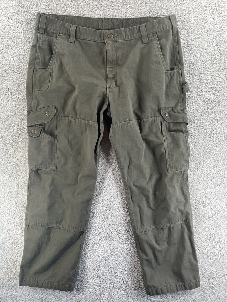 Carhartt ダンガリーパンツ 36 X 32 グレー Carhartt 古着 カーハート Original Dungaree Fit ダブルニー