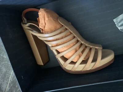 SANTONI Rose Collection Gr.40 Luxus Design Sandalen beige