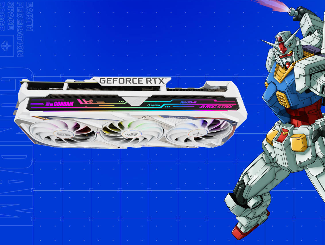ASUS ROG STRIX NVIDIA GeForce RTX 3080 10GB GUNDAM EDITION