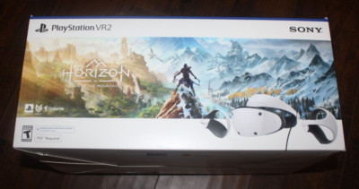 New White Sony PlayStation VR2 Horizon Call of the Mountain Bundle VR Headset