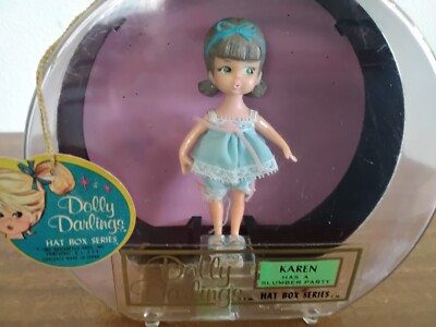 Vintage Dolly Darlings Hat Box Series Karen Has A Slumber Party