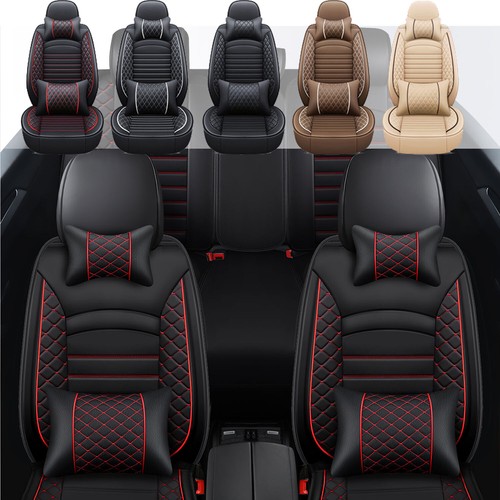 Car Seat Covers Full Set 5 Seats Leather Front Rear For Lexus RX350