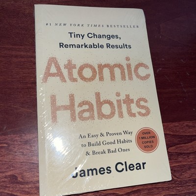 Atomic Habits James Clear Build Good Habits Break Bad Paperback Tiny Changes