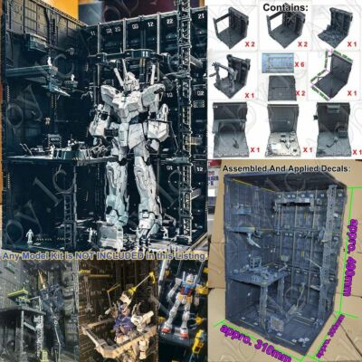 for PG 1/60 Unicorn 12'' Figures Robots 10 MECHANICAL CHAIN Machine Nest Base Set