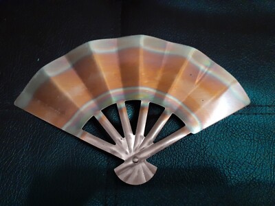 Homco Copper Fan Vintage 50s 60s Style Modern Contemporary 