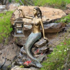 SPI 35263 Home Beachside Mermaid Lantern